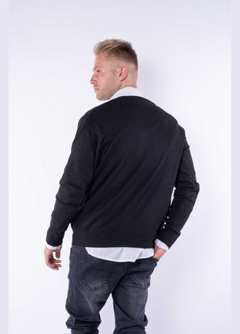 Черный демисезонный пуловер (черный) Time of Style