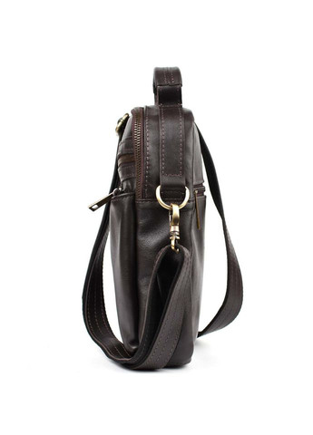 Сумка через плече з ручкою вертикальна GС-0120-4lx коричнева наппа TARWA (298684258)