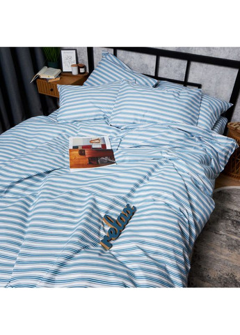 Комплект постільної білизни Бязь Gold Люкс «» Полуторний 143х210 наволочки 4х50х70 (MS-820006143) Moon&Star Calm Waters (356116451)