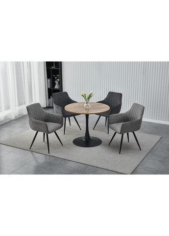 Стілець BALLO BREGO Чорний каркас / Бежевий 34 BALLOBRCBE Signal (372178567)