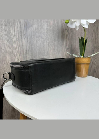 Модная женская мини сумочка клатч Черный с никелем No Brand (298997237)