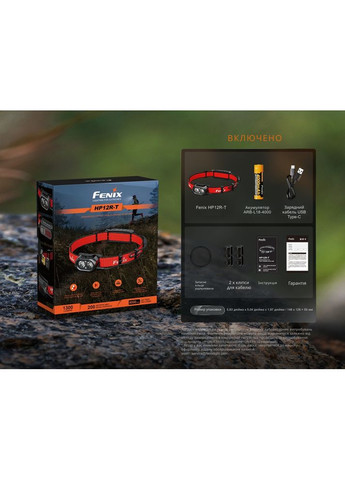 Фонарь налобный HP12R-TB черный Fenix (370673347)