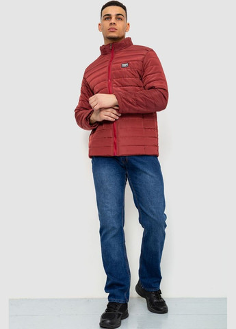 Бордовая демисезонная куртка мужская демисезонная, цвет бордовый, Ager