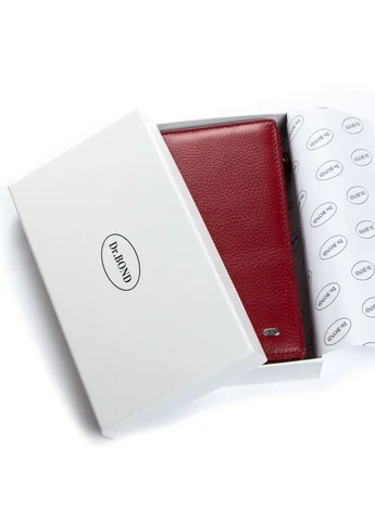 Кошелек Classic Женский кожа WMB-3M wine-red Fashion (394723762)