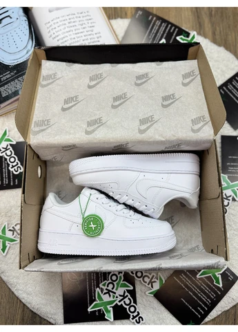 Белые демисезонные кроссовки мужские nike air force 1 classic white low premium найк аир форс 1 белые No Brand