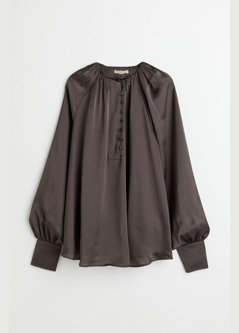 Темно-серая блуза демисезон,темно-серый, H&M
