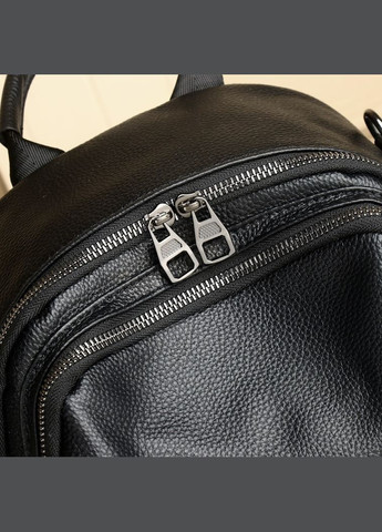 Стильний жіночий шкіряний рюкзак чорний міський 51124 Tiding Bag (359398544)