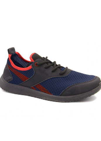 Синій Літні чоловічі кросівки текстиль із сітки Trend 12843