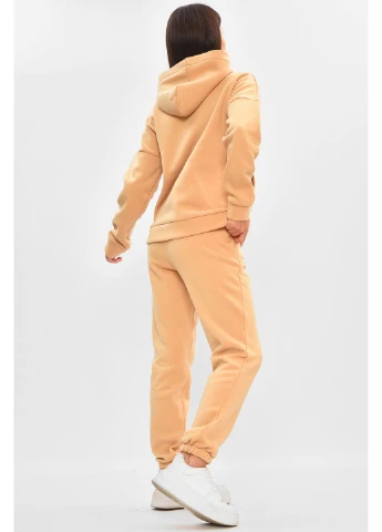 Спортивный костюм женский бежевого цвета Let's Shop (358883665)