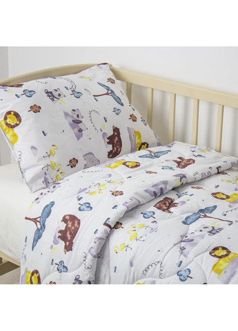 Дитяча ковдра 105*140 см, 250 гр/м2 гіпоалергенна LITTLE FRIENDS Happy Forest Білий (29890105140) ТЕП (368157368)