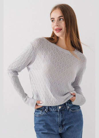 Світло-сірий демісезонний джемпер однотонний жіночий t10434-1 (2000990546753d) shop (2000990546753) Accorddream