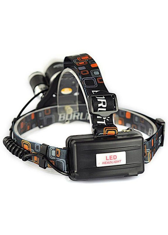 Потужний акумуляторний ліхтар на голову з 3 світлодіодами - Ліхтарик налобний Bailong (343036951)