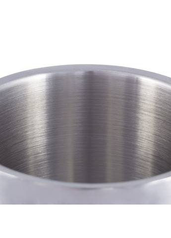 Відро для льоду з кришкою 2л з нержавіючої сталі з двома ручками KM-4356 Kamille (371898342)