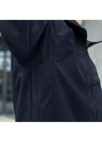 Темно-синяя демисезонная куртка shum темно-синий Pobedov