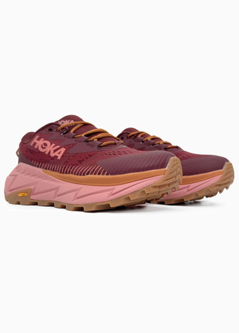 Кросівки жіночі Hoka Skyline-Float X Bordo Peach| Хока Скайлайн-Флоат бордові No Brand бордові демісезони (340055404)