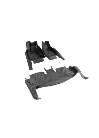Резиновые Коврики Luxury 3D (3 шт) для Tesla Model 3 2017- гг Niken (391759629)