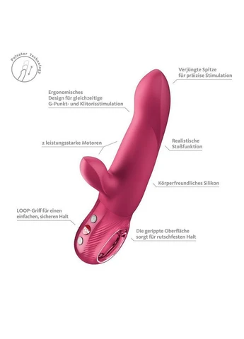 Пульсатор Bi Stronic Arc Raspberry (м'яте паковання!!!) Fun Factory (398307141)