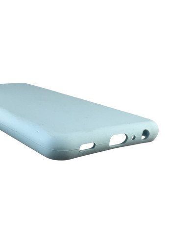 Чехол для Galaxy M22 4G (SM-M225F) силиконовый с микрофиброй нескользящий на самсунг м22 4г голубой Samsung (366389205)