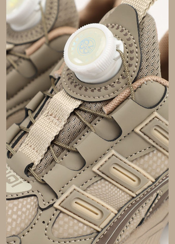 Коричневі осінні кросівки для дівчинки, на пласкій підошві колір коричневий цб-00273917 Kimboo