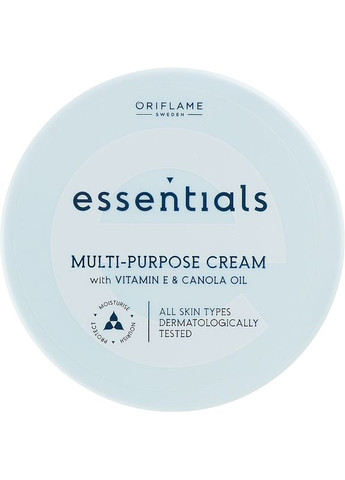 Oriflame Універсальний зволожуючий крем для обличчя і тіла Essentials 150ml (2-940569) — Крем, Швеція (373659956)