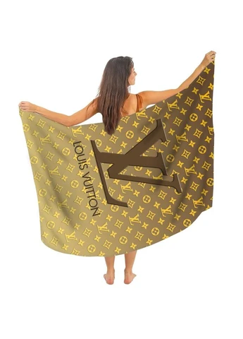 Парео пляжное с 3D принтом Golden Luxe 31050 120х150 см FlexDress (336873613)
