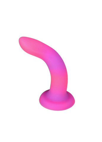 Светящийся в темноте фаллоимитатор Rave 8″ Glow in the Dark Dildo Pink Purple, 20,3 см ADDICTION (303907569)