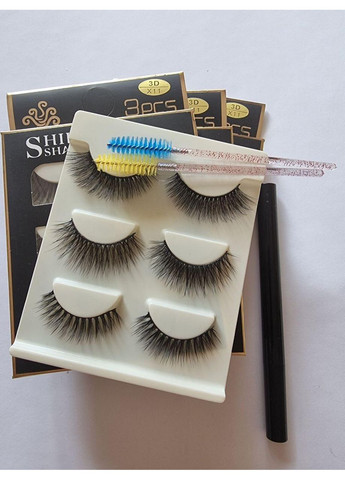 Наращивание многоразовые ресницы Микс 3: Классика / Кукла / Лисичка + Маркер подводка для надевания Magnetic Lashes (366668528)