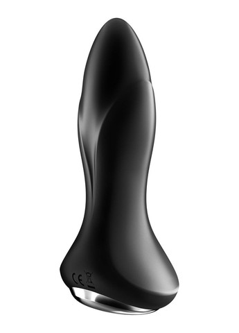 Анальна смартвібропробка із перлинним масажем Rotator Plug 1+ Black - CherryLove Satisfyer (283251080)