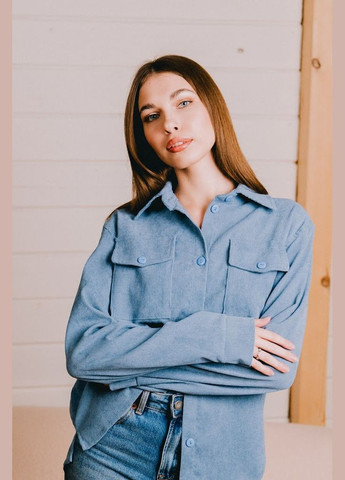 Синий демисезонный кардиган Be in fashion