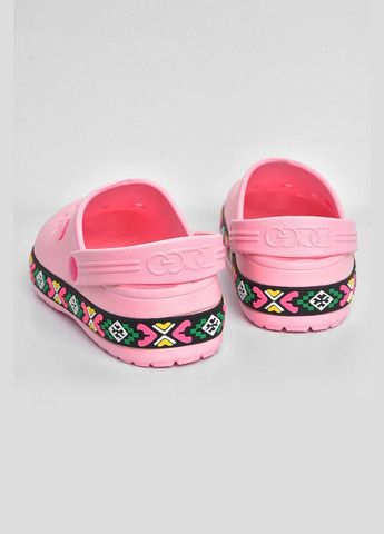 Крокси жіночі рожевого кольору Let's Shop (280938013)
