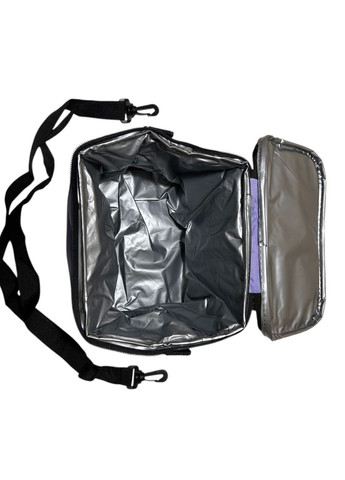 Сумка-холодильник маленькая 25х20х17, 5 см на 9 л термосумка на 1 отделение с ручкой через плечо Бирюзовая No Brand (338597859)