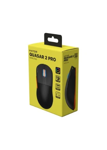 Мышка (HTM560BO) Hator Quasar 2 Pro Wireless/Bluetooth/USB Black/Orange (366991906)