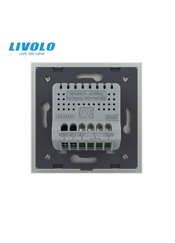 Розумний сенсорний прохідний/перехресний димер EC сірий ZigBee (VL-C7FC1SDZ2-2IP) Livolo (371777248)