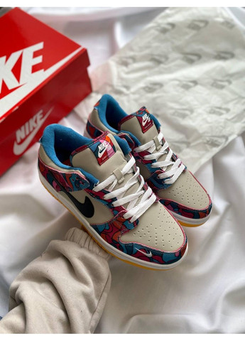 Комбіновані Осінні кросівки чоловічі nike sb dunk low para multi color найк сб данк No Brand