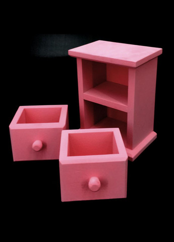 Мини-комод из дерева Варисан барби (МНК-008950) No Brand (328225163)