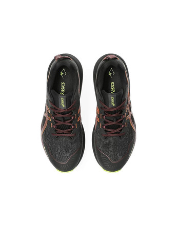 Цветные демисезонные мужские кроссовки для бега gel-trabuco gtx черный. красный. зеленый Asics