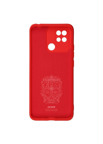 Панель ICON Case для Xiaomi mi 10C Camera cover Red (ARM61312) ArmorStandart (260410000)