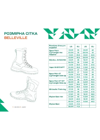 Черевики Belleville Spear Point BV518 40.5 Coyote brown No Brand (316320714)