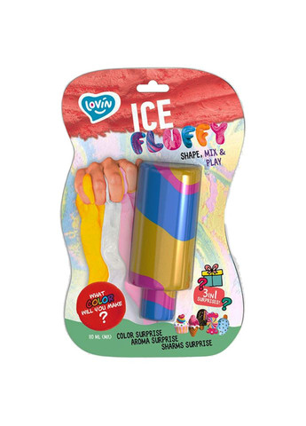 Лізун-антистрес "Ice Fluffy" TM 80127 ескімо 110 мл Lovin (302820325)