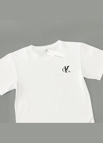 Белая стильная мужская футболка calvine klein белая Freedom