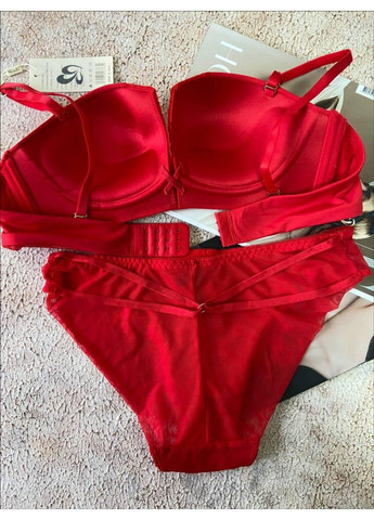 Красный красный комплект женского нижнего белья Weiyesi