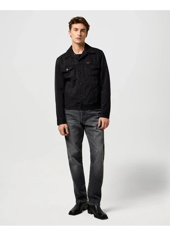 Черная куртка джинсовая classic jacket (112371439) Wrangler Regular Fit