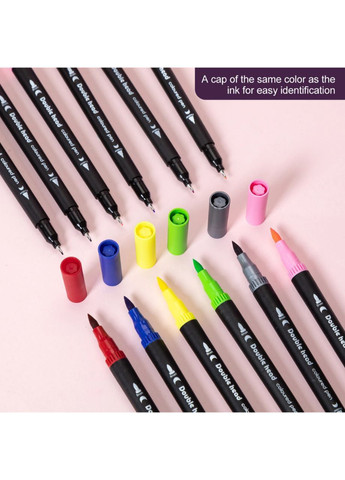 Набір двосторонніх акварельних маркерів Dual Brush 100 шт. No Brand (299659328)