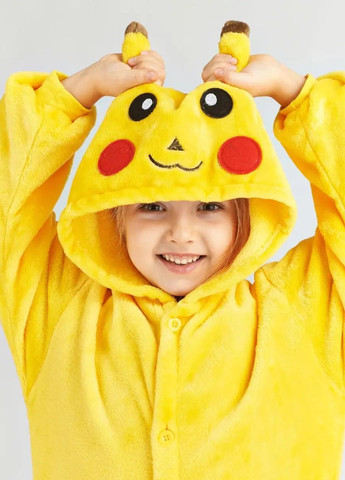 Кигуруми Пикачу для мальчиков плюшевая пижама покемон с капюшоном My Kigu (366219451)
