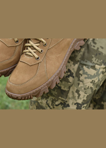 Демісезонні Чоловічі Тактичні Кросівки. 36-48р Койот. Натуральна шкіра! MSDM-1034 No Brand (301143247)