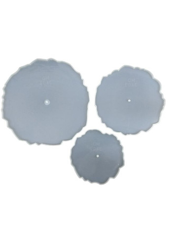 Формы молды для создания трехъярусной подставки фруктовницы из эпоксидной смолы 3 круглые тарелки No Brand 1059 (297862929)