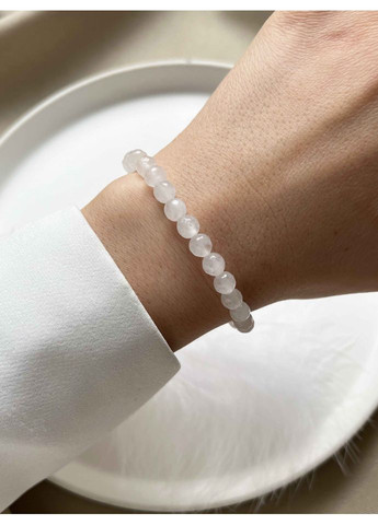 Тонкий браслет из нежно-розового кварца 4799 LeBijou (367579936)