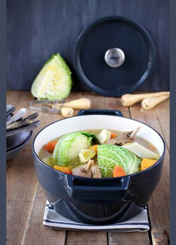 Каструля чавунна з кришкою 6.3л (SC4AC28/6641 Slow Cook grey) Pyrex (322196647)