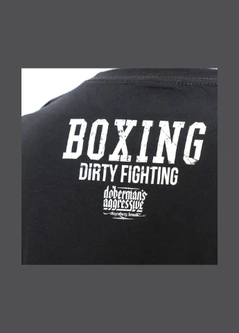 Чорна лонгслів boxing dirty fighting ls270bk Dobermans Aggressive