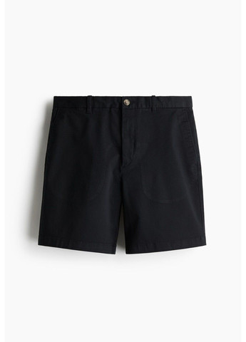 Чоловічі шорти chinos regular Fit Н&М (58465) М Чорні H&M (341999513)